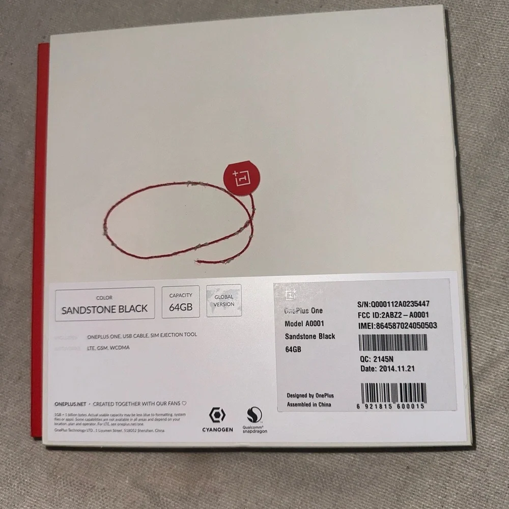 Discontinued The OnePlus One (A0001) - 64GB (collectors item).